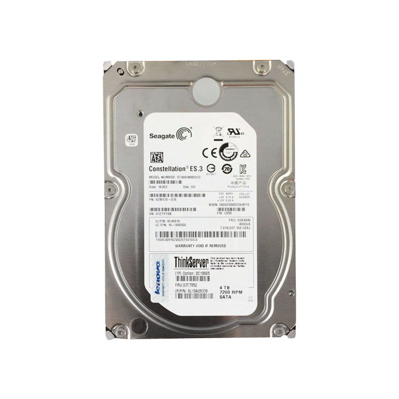 Lenovo 0C19505 - 4TB 7.2K SATA 3.5" Hard Drive