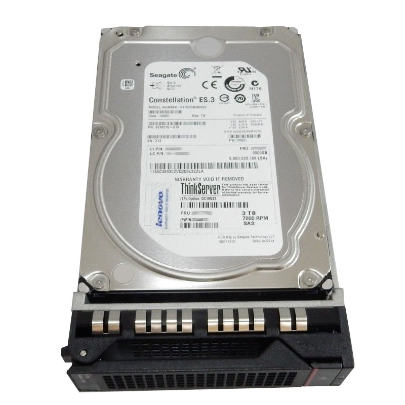 Lenovo 0C19532 - 3TB 7.2K SAS 6.0Gbps 3.5" Hard Drive
