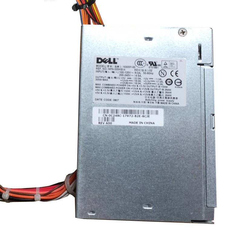 Dell 0C248C - 305W Power Supply For PowerEdge T100, T105