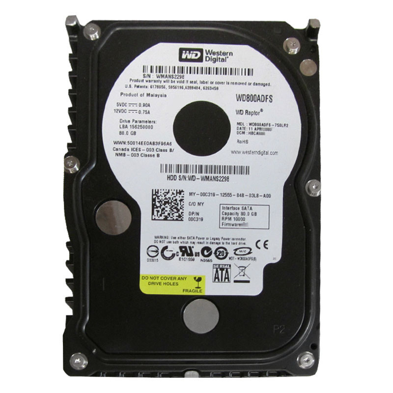 Dell 0C319 - 80GB 10K SATA 3.5" 16MB Cache Hard Drive