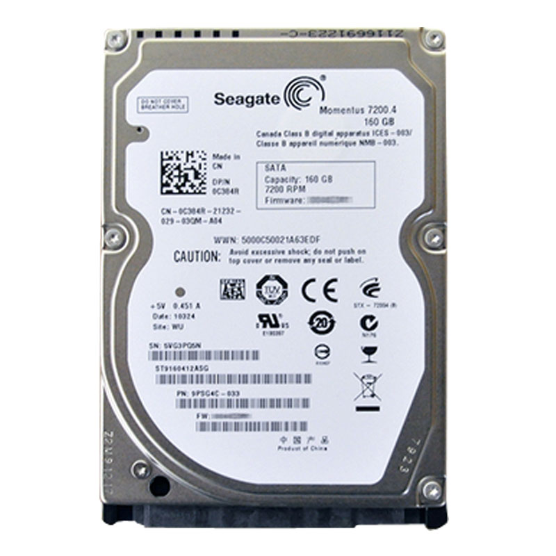Dell 0C384R - 160GB 7.2K SATA 2.5" Hard Drive