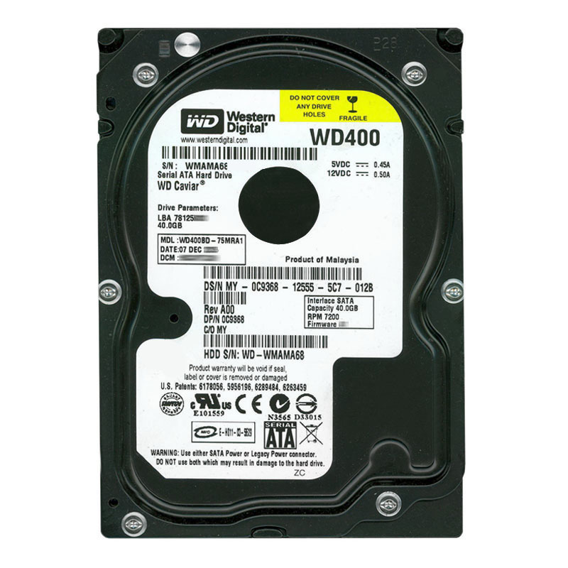 Dell 0C9368 - 40GB 7.2K SATA 3.5" 2MB Cache Hard Drive