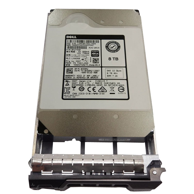 Dell 0CDDMJ - 8TB 7.2K SAS 12.0Gbps 3.5" Hard Drive
