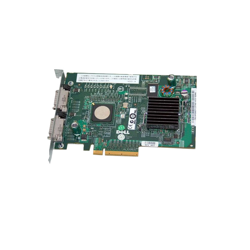 0CG782.jpg Dell 0CG782 - PCI-E SCSI SAS PERC-5E Raid Controller Card - Image 1
