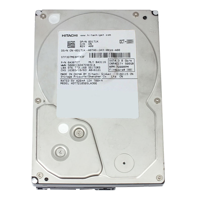 Dell 0D171K - 500GB 7.2K SATA 3.5" 16MB Cache Hard Drive