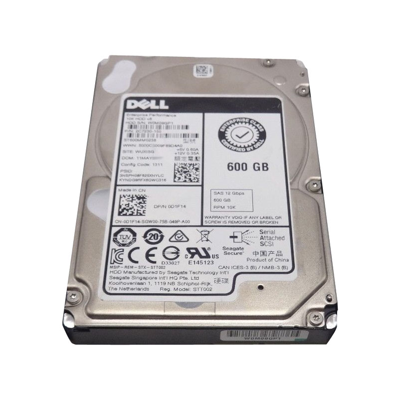 Dell 0D1F14 - 600GB 10K SAS 2.5" Hard Drive