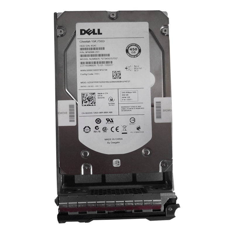 Dell 0D32VD - 450GB 15K SAS 3.5" Hard Drive
