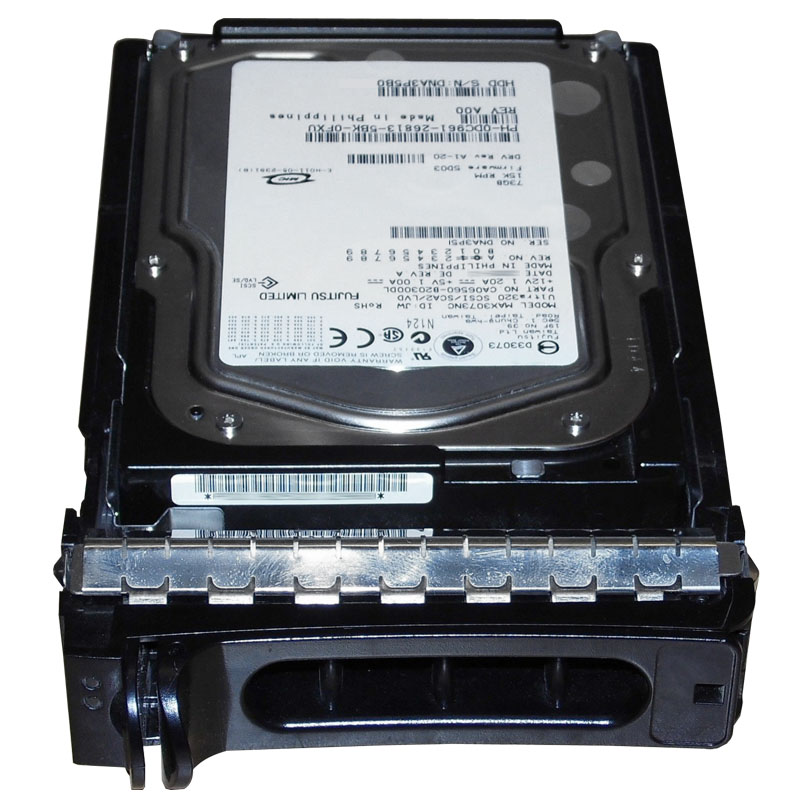 Dell 0DC961 - 73GB 15K 80-PIN Ultra-320 SCSI 3.5" Hard Drive