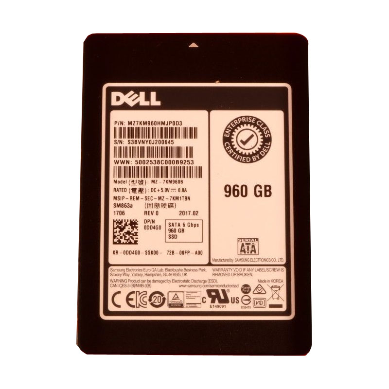 Dell 0DD4G0 - 960GB SATA 2.5" SSD