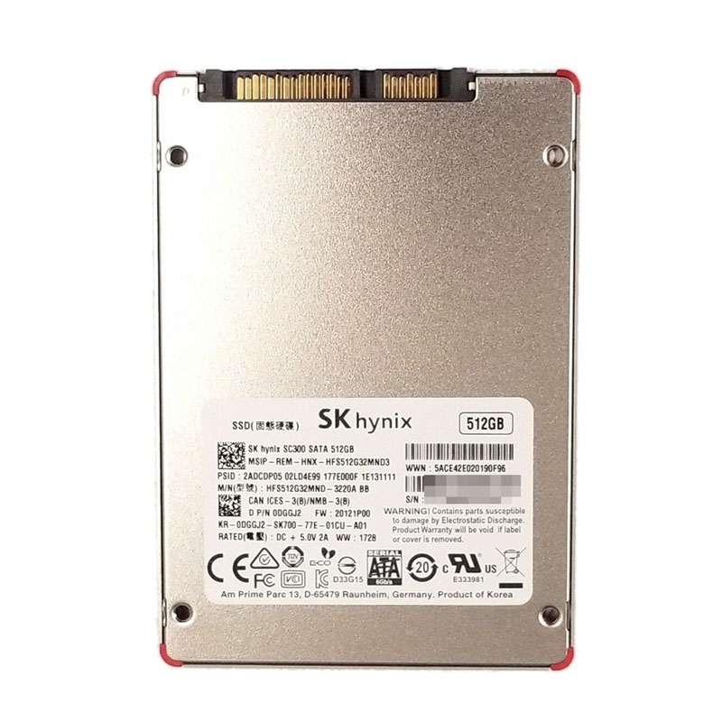 Dell 0DGGJ2 - 512GB SATA 6.0Gbps 2.5" SSD