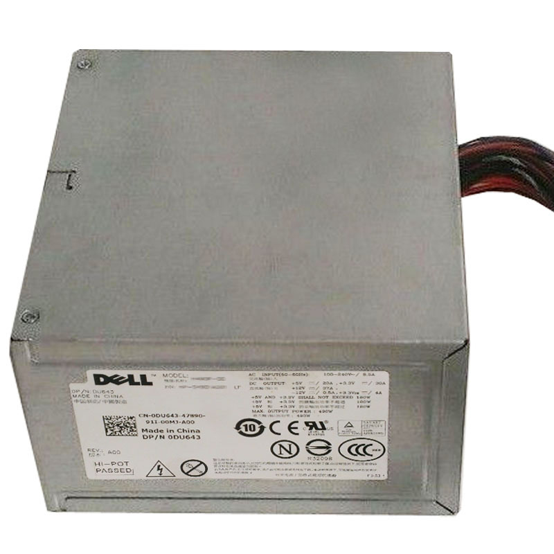 Dell 0DU643 - 490W Power Supply For PowerEdge T300