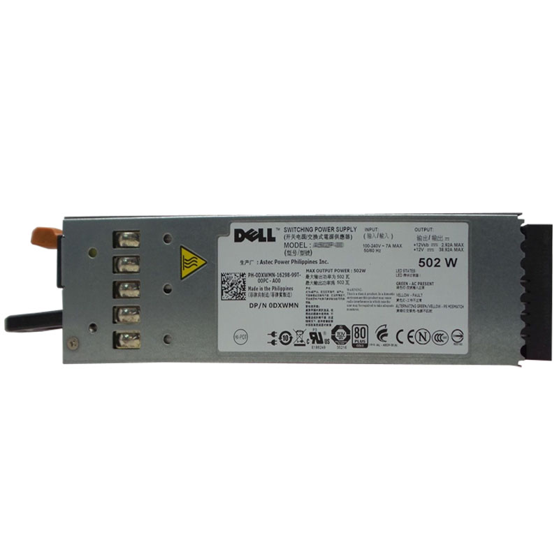 Dell 0DXWMN - 502W Power Supply For PowerEdge R610