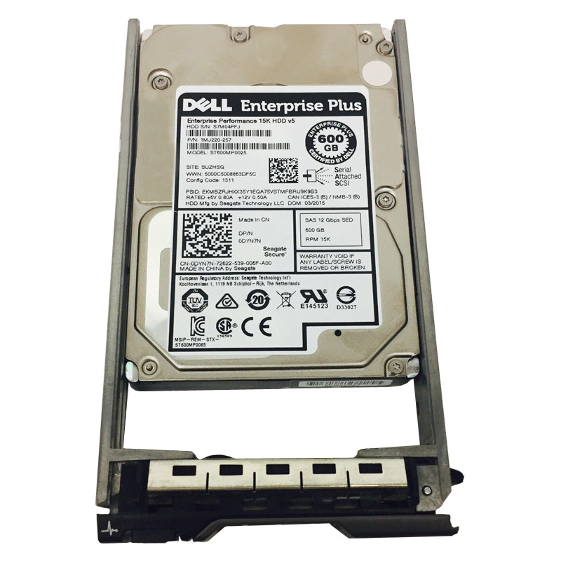 Dell 0DYN7N - 600GB 15K SAS 12.0Gbps 2.5" Hard Drive