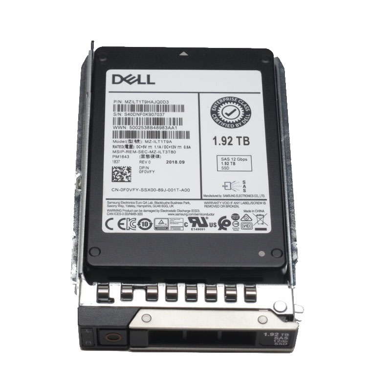Dell 0F0VFY - 1.92TB SAS 12Gbps 2.5" SSD