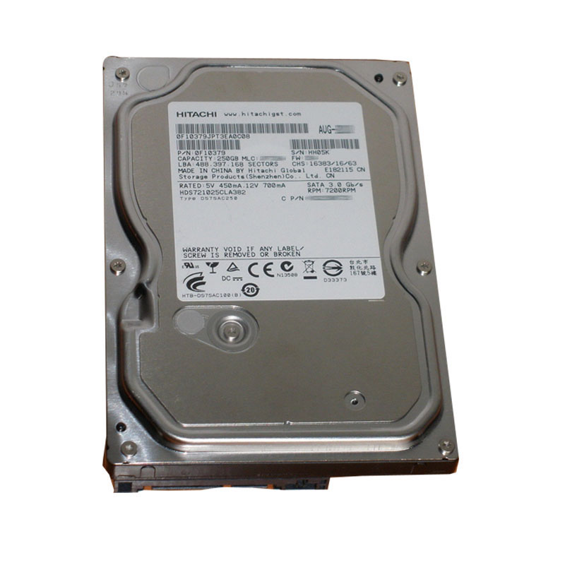 Hitachi 0F10379 - 250GB 7.2K SATA 3.0Gbps 3.5Inch 8MB Cache Hard Drive