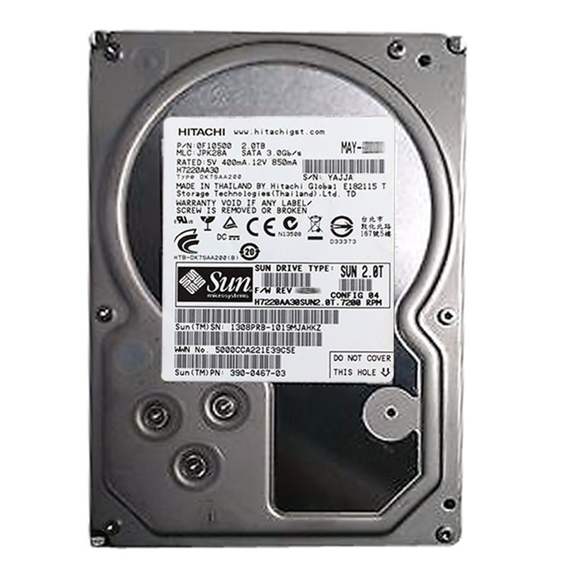 Hitachi 0F10500 - 2TB 7.2K SATA 3.0Gbps 3.5Inch Hard Drive