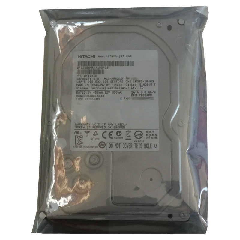 Hitachi 0F12456 - 3TB 7.2K SATA 6.0Gbps 3.5Inch 64MB Cache Hard Drive