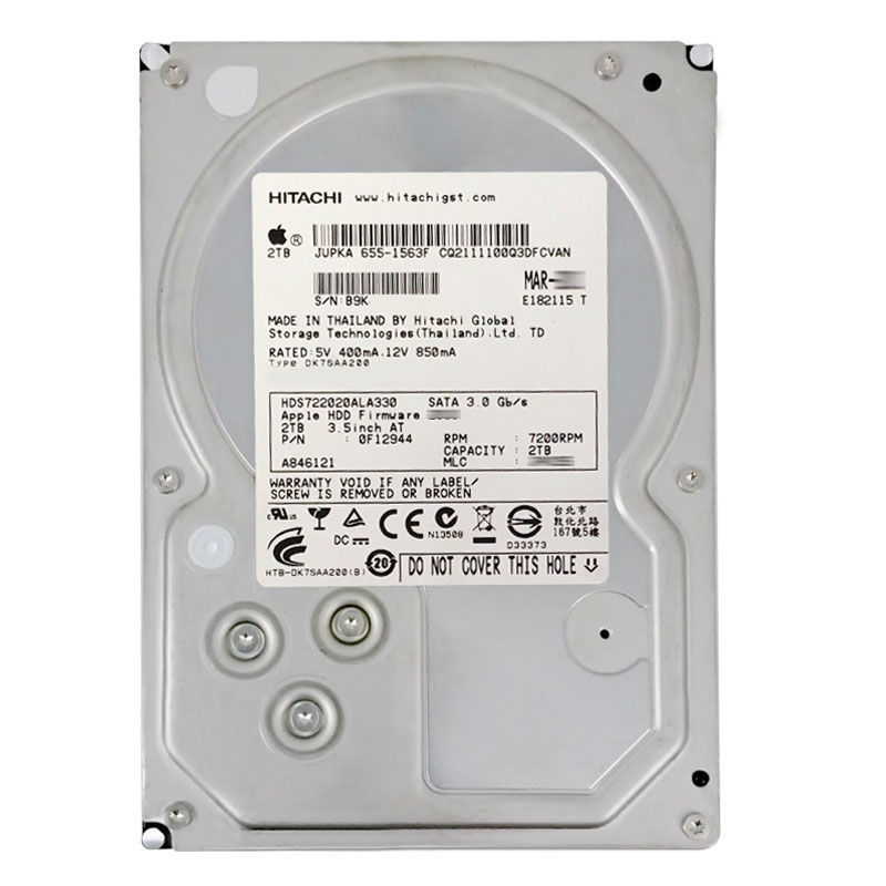 Hitachi 0F12944 - 2TB 7.2K SATA 3.0Gbps 3.5Inch 32MB Cache Hard Drive