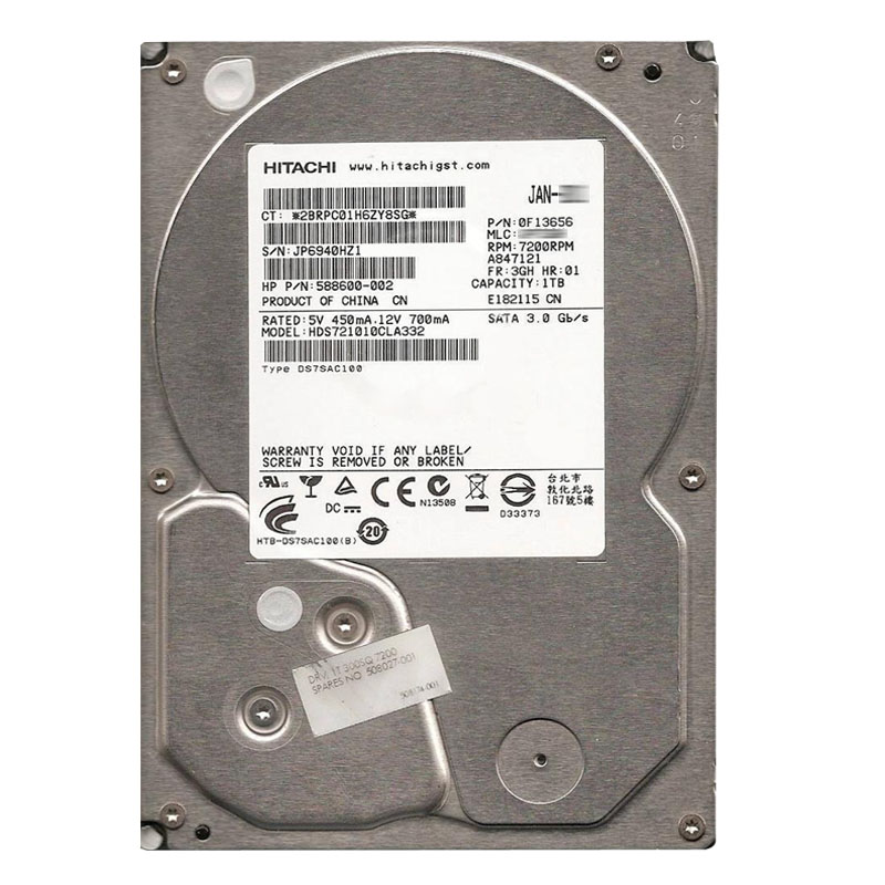 Hitachi 0F13656 - 1TB 7.2K SATA 3.0Gbps 3.5Inch 32MB Cache Hard Drive