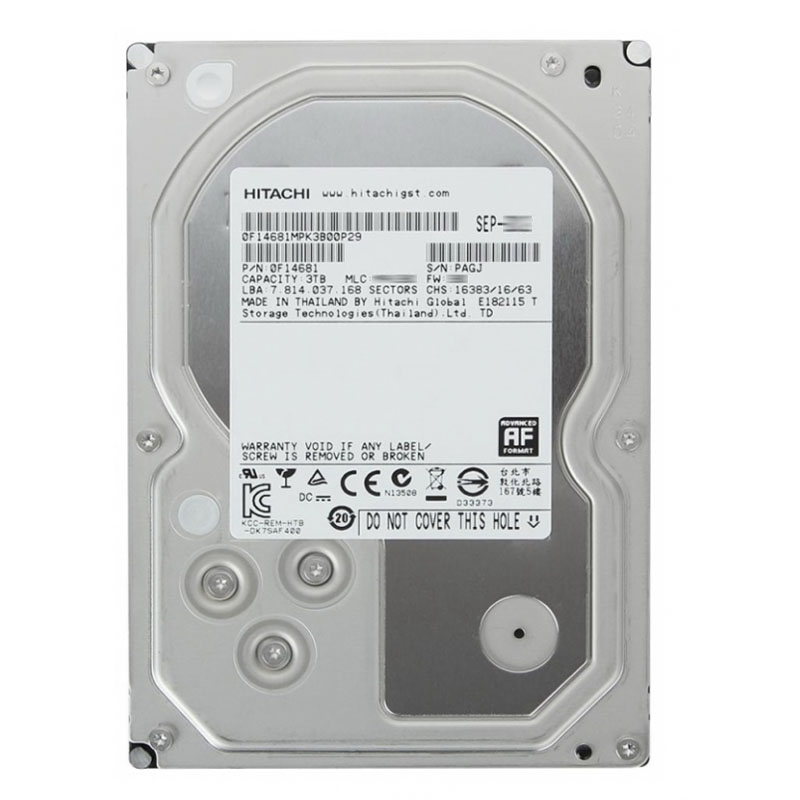 Hitachi 0F14681 - 4TB 7.2K SATA 6.0Gbps 3.5Inch 64MB Cache Hard Drive