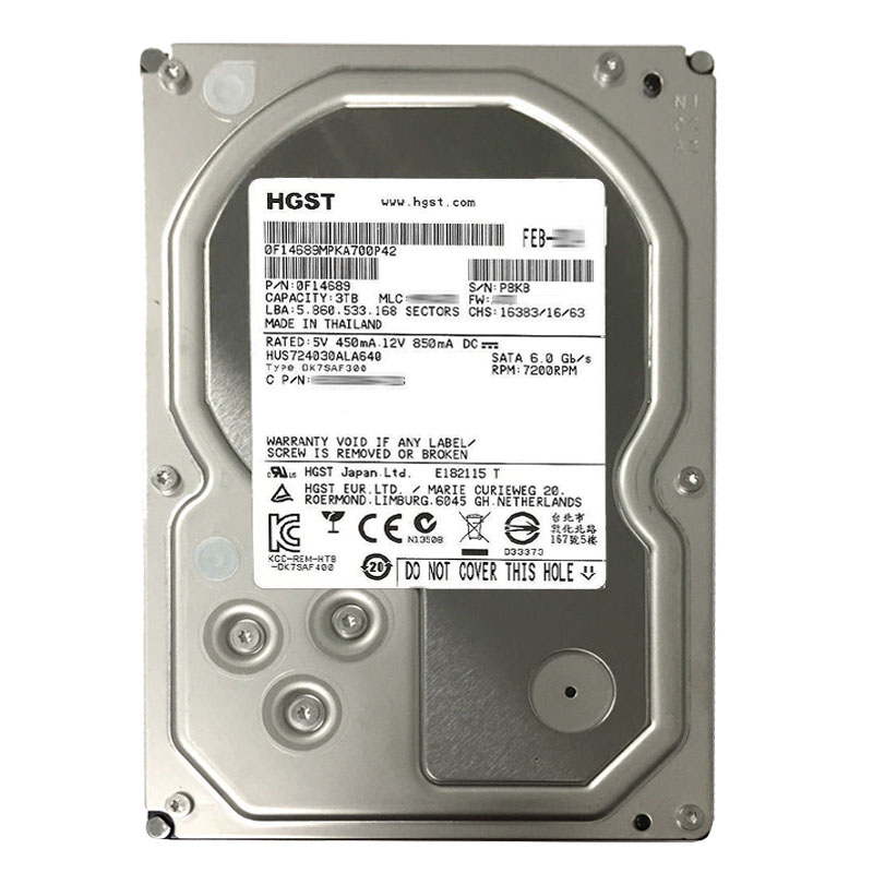 Hitachi 0F14689 - 3TB 7.2K SATA 6.0Gbps 3.5Inch 64MB Cache Hard Drive