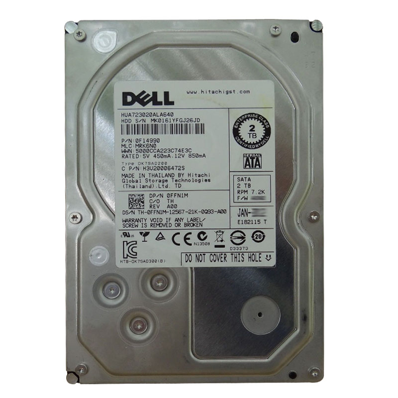 Hitachi 0F14990 - 2TB 7.2K SATA 3.5" 64MB Cache Hard Drive