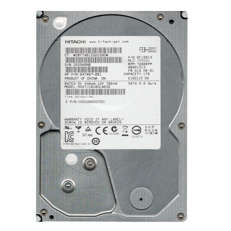 Hitachi 0F15013 - 1TB 7.2K SATA 6.0Gbps 3.5Inch 32MB Cache Hard Drive