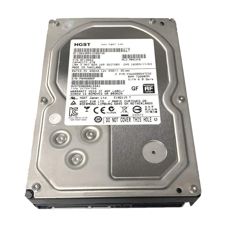 0F19843 Hitachi - 2TB 7.2K SATA 3.5" 64MB Hard Drive