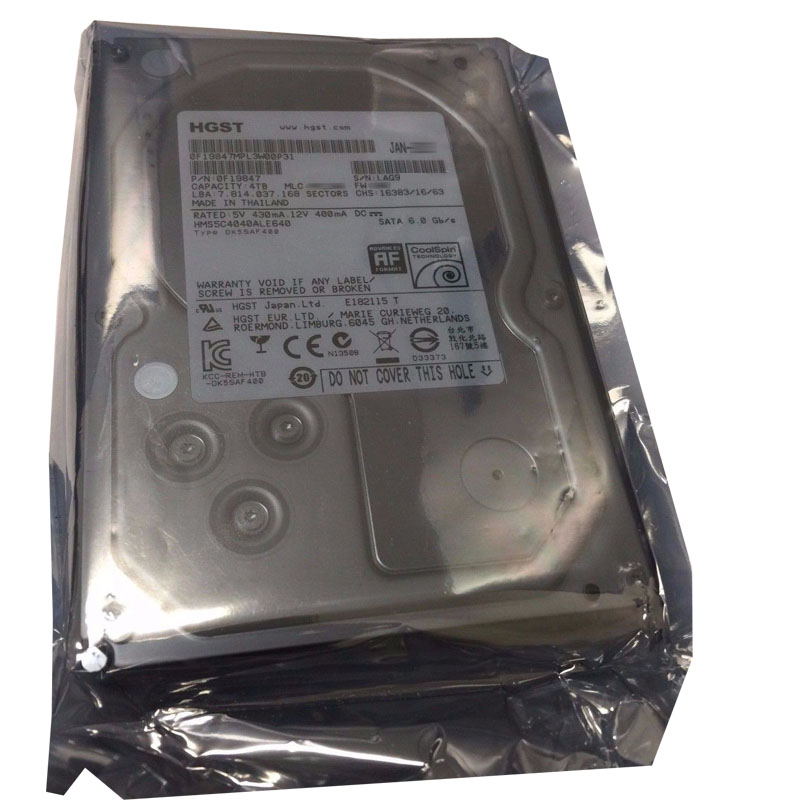 0F19847.jpg Hitachi 0F19847 - 4TB 5.7K SATA 6.0Gbps 3.5Inch 64MB Cache Hard Drive - Image 1