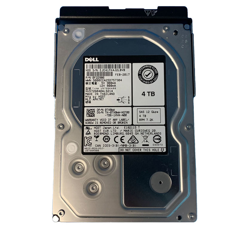 Dell 0F22986 - 4TB 7.2K SAS 3.5" Hard Drive