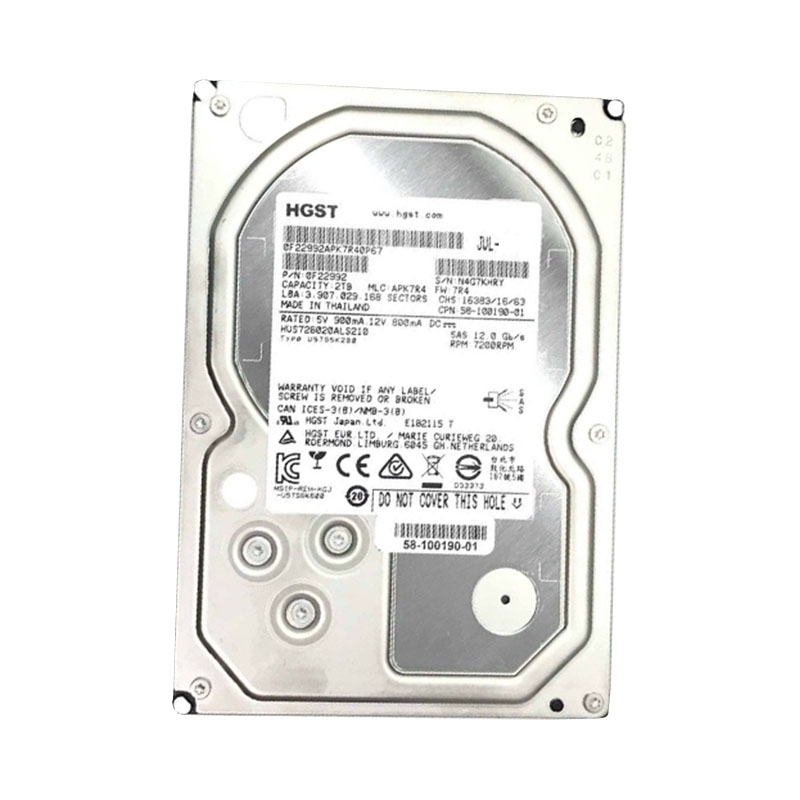 HITACHI 0F22992 - 2TB 7.2 SAS 12Gbps 3.5" Hard Drive