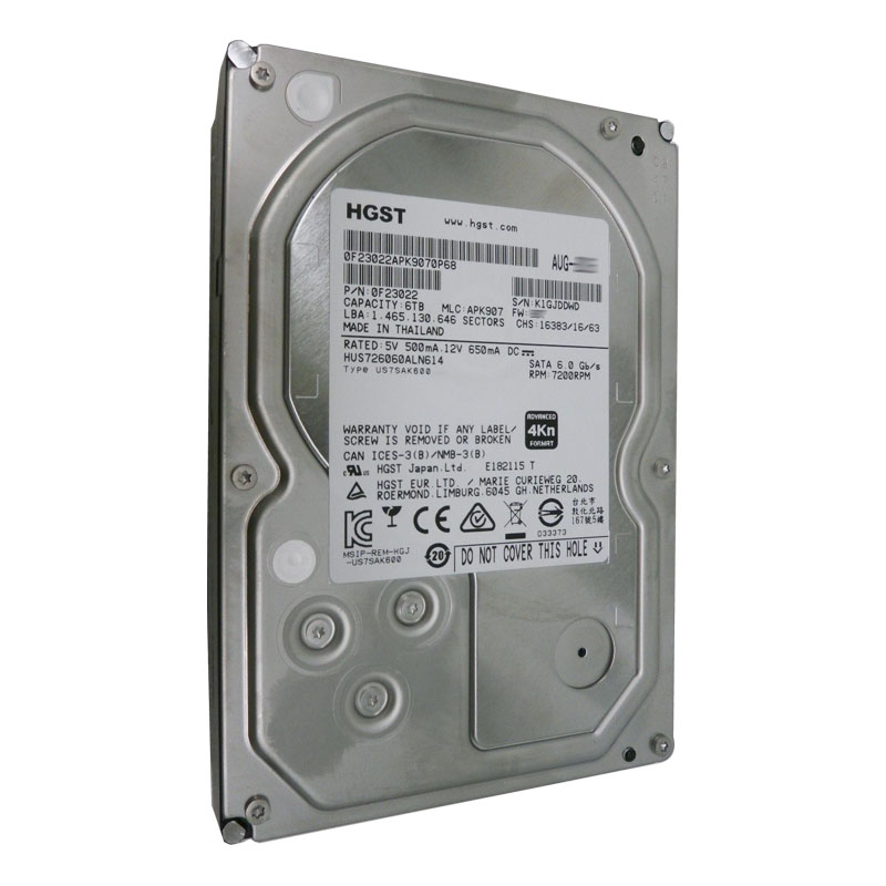 Hitachi 0F23022 - 6TB 7.2K SATA 6.0Gbps 3.5" 128MB Cache Hard Drive