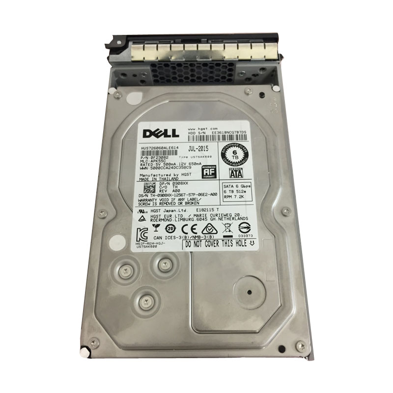 Dell 0F23082 - 6TB 7.2K SATA 3.5" Hard Drive