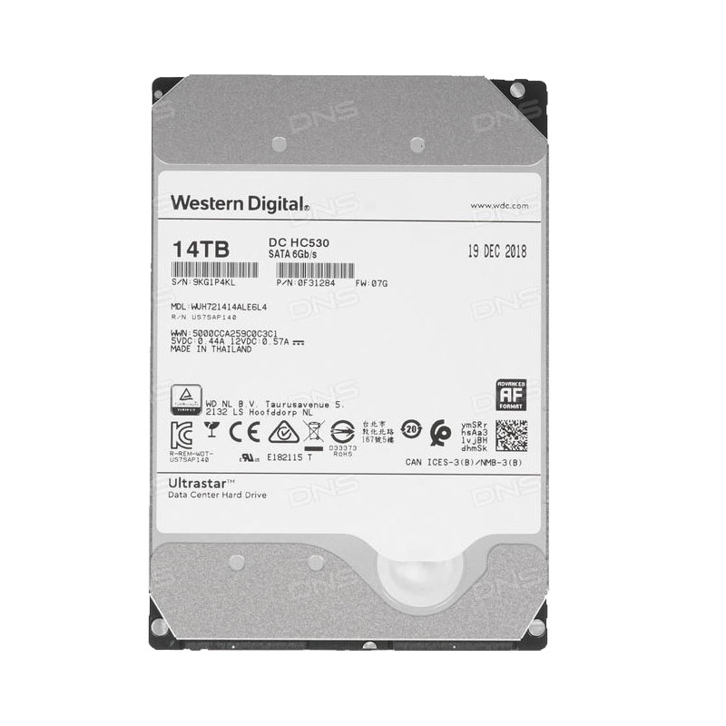 Western Digital 0F31284 - 14TB 7.2K SATA 3.5" 512MB Cache Hard Drive