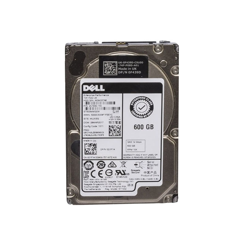 Dell 0F439D - 600GB 10 SAS 2.5" Hard Drive