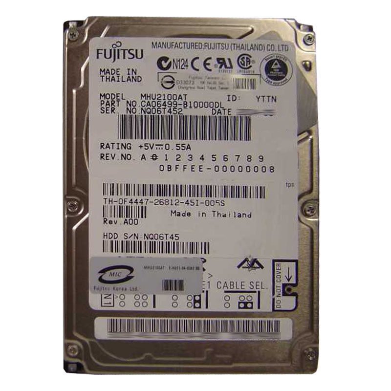 Dell 0F4447 - 100GB 4.2K IDE 2.5" 8MB Cache Hard Drive