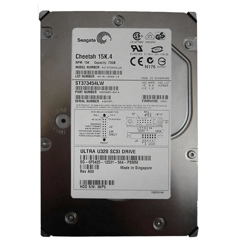 Dell 0F5425 - 73GB 15K 68-PIN Ultra-320 SCSI 3.5" 8MB Cache Hard Drive
