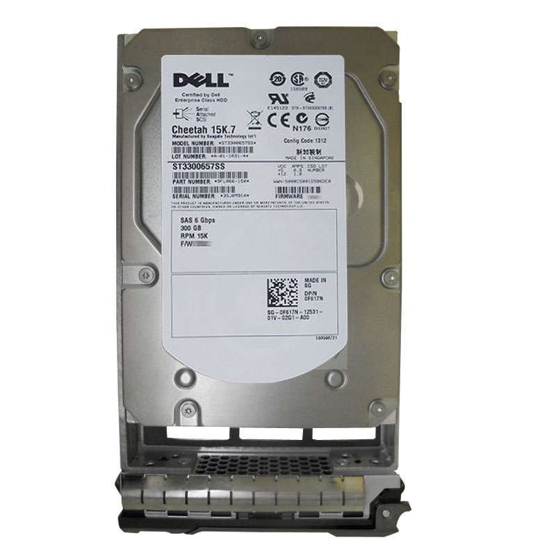 Dell 0F617N - 300GB 15K SAS 6.0Gbps 3.5" Hard Drive