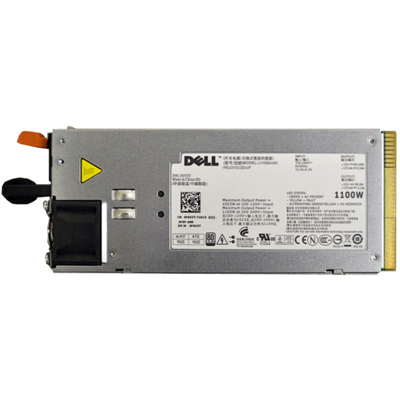 Dell 0F6V5T - 1100W Power Supply For PowerEdge R510