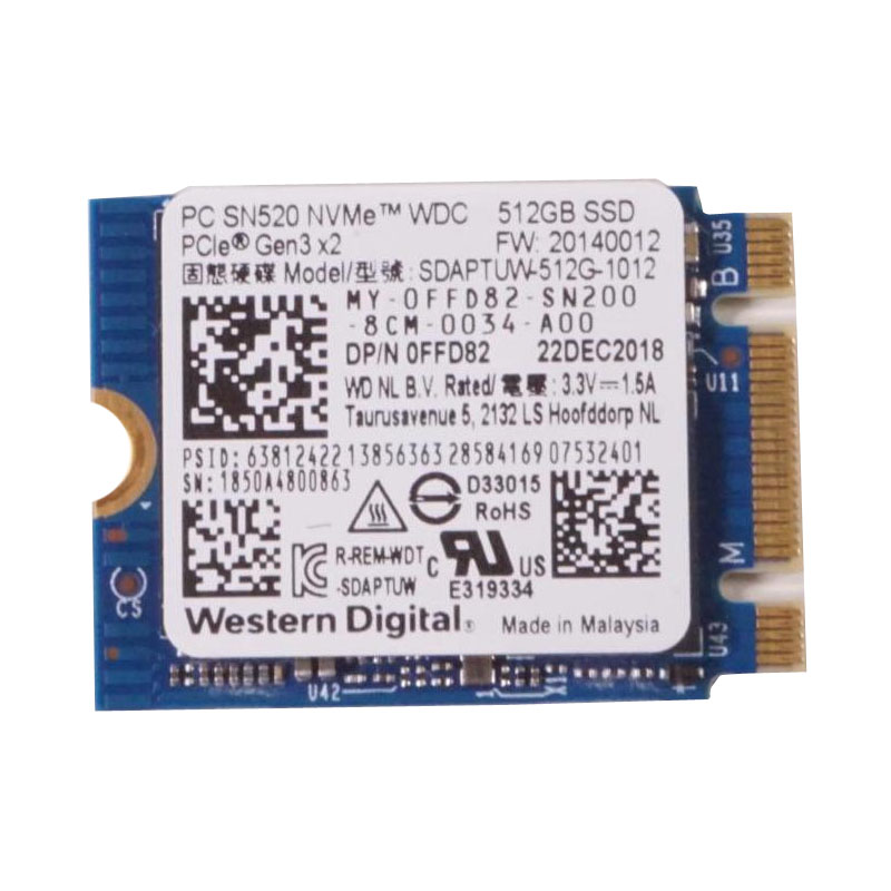 Dell 0FFD82 - 512GB PCIe SSD