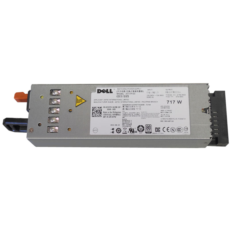 Dell 0FJVYV - 717W Power Supply For PowerEdge R610