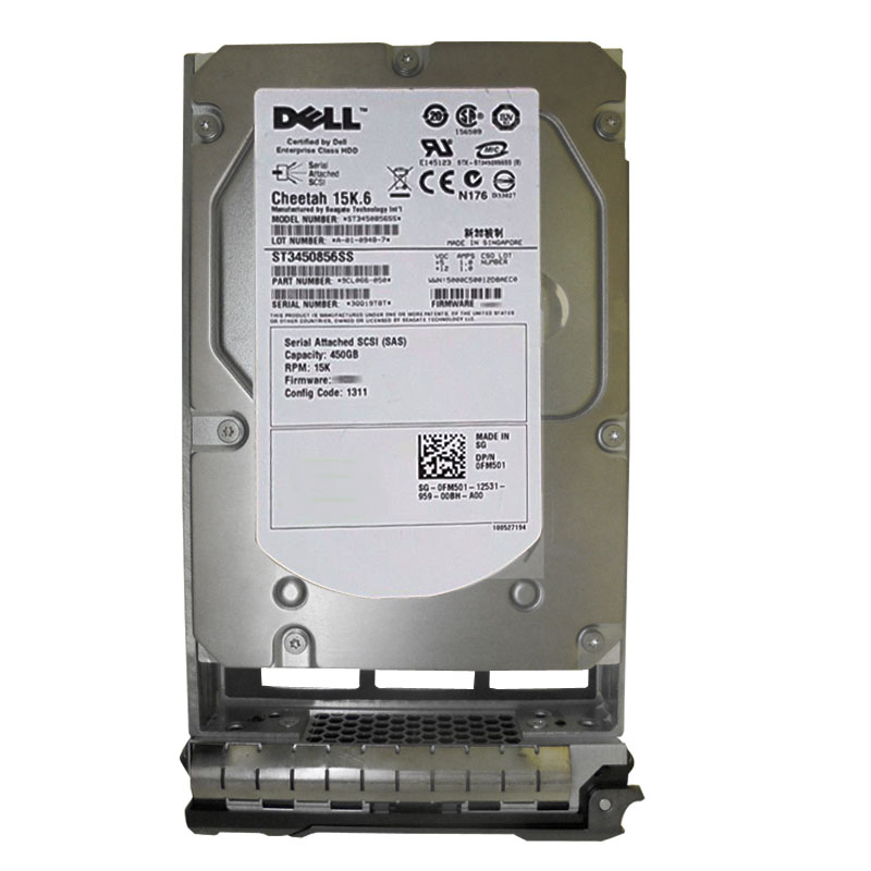 Dell 0FM501 - 450GB 15K SAS 3.0Gbps 3.5" 16MB Cache Hard Drive
