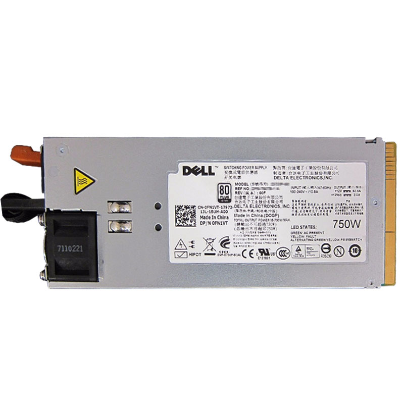 Dell 0FN1VT - 750W Power Supply For PowerEdge R510