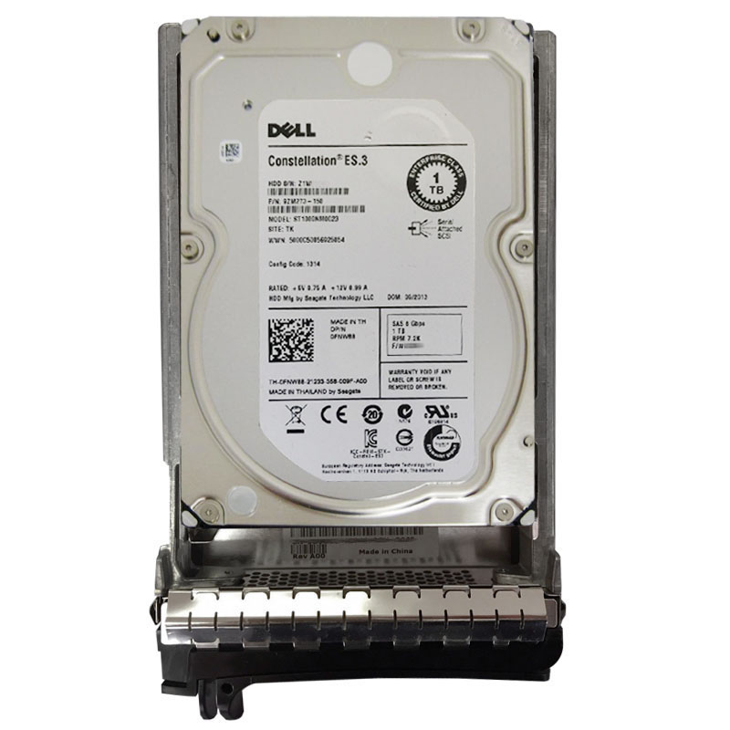 Dell 0FNW88 - 1TB 7.2K SAS 3.5" 128MB Cache Hard Drive