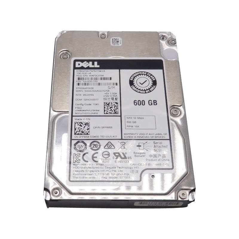 Dell 0FPW68 - 600GB 15K SAS 2.5" Hard Drive