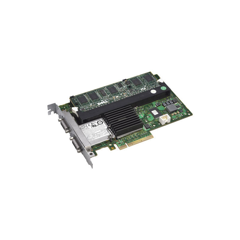 Dell 0FU022 - PCI-E SAS PERC 6-E Raid Controller Card