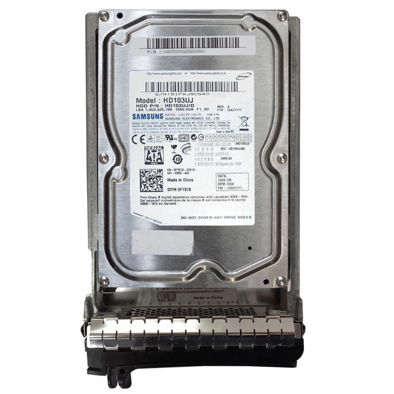Dell 0FY878 - 1TB 7.2K SATA 3.0Gbps 3.5" Hard Drive