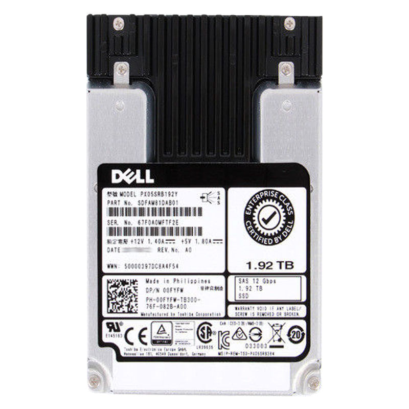 Dell 0FYFW - 1.92TB SAS 2.5" SSD