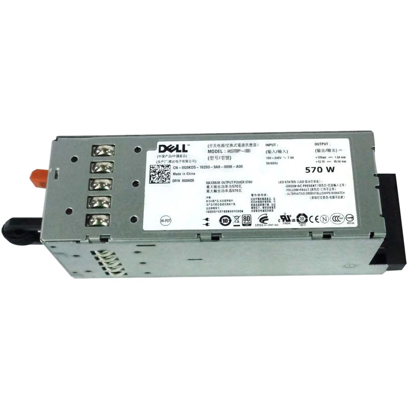 Dell 0G0KD5 - 570W Power Supply For PowerEdge R710