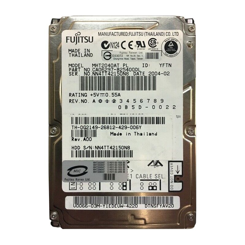 Dell 0G2149 - 40GB 4.2K IDE 2.5" Hard Drive